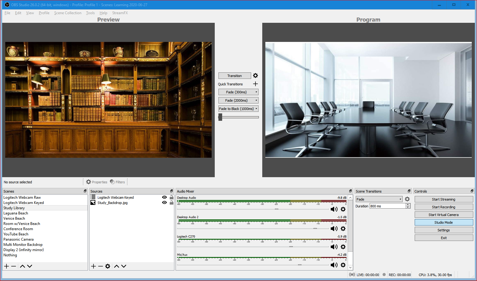 Open Broadcaster Software Studio: Click here